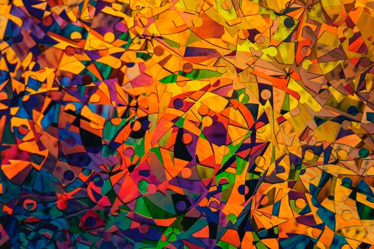 colourful abstract painting